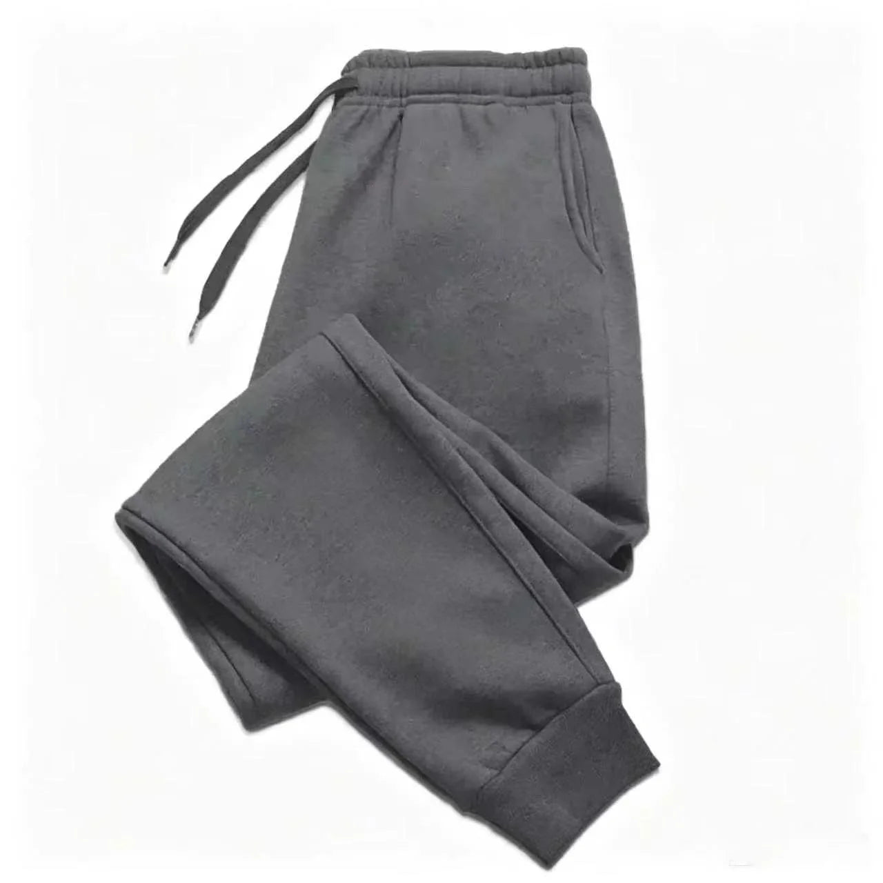 Men Sweatpants High Quality Drawstring Solid Color Jogger Pants All Season Home Outdoor Casual Sport Trousers 2025 Men's Clothes