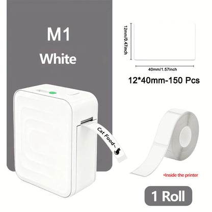 Marklife M1 Mini Self-adhesive Label Printer Portable Thermal Printer Inkless Bluetooth Labeling Machine Stickers Labels Maker