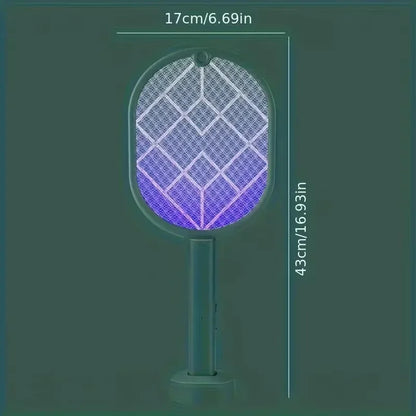 USB rechargeable electric mosquito swatter household mosquito killer lamp two in one mosquito repellent artifact fly swatter pow