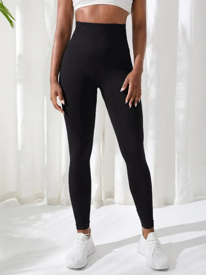 Women Yoga Leggings – Seamless High Waist Athletic Pants With Four Way Stretch Fabric