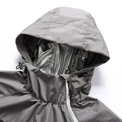 Sauna Suit Unisex Gym Clothing - Full Body Sweating Tracksuit for Weight Loss & Fitness