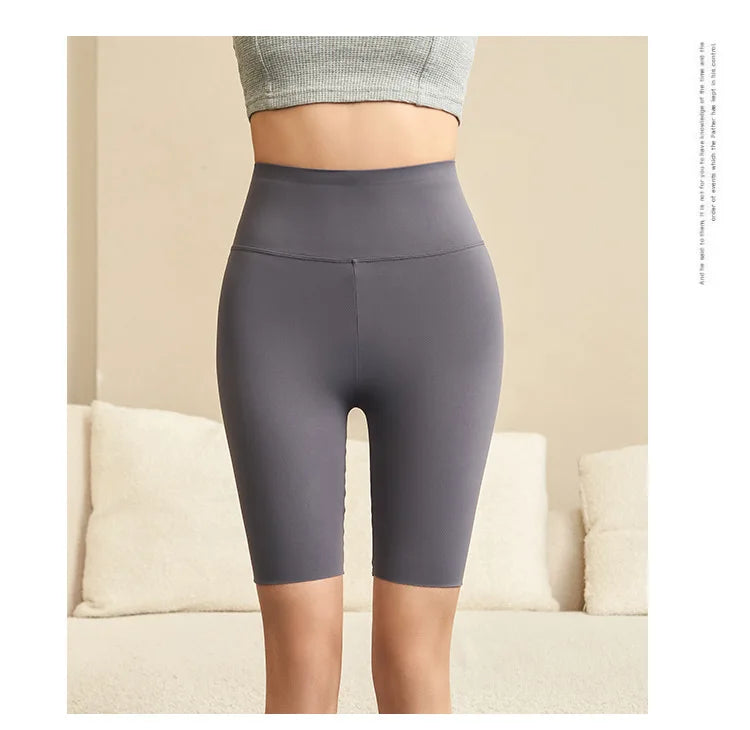 BIVIGAOS Summer Shark Biker Shorts Women High Waist Knee Short Leggings Bodybuilding Sexy Shorts Running Sports Cycling Shorts