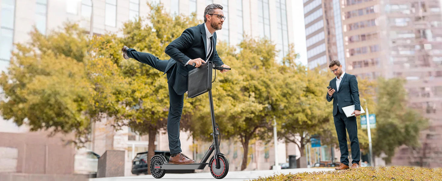 2026 LADPED LP60 Electric Scooter 350W Max 19mph Speed 8.5inch Tire Folding Design with 16 Miles Range for Adult Urban Commuting