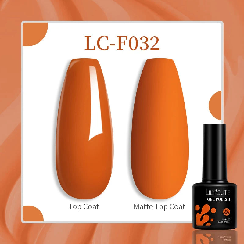 Gel Nail Polish - LILYCUTE UV Gel Varnish 7ML | Soak Off, Long Lasting Colors
