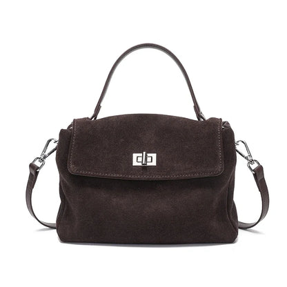 Genuine Leather Crossbody - Women's Soft Leather Messenger Bag With Zipper Closure