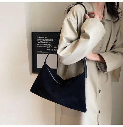 Retro Shoulder Bag – Women's Tote Bag With Large Capacity | Zipper Closure