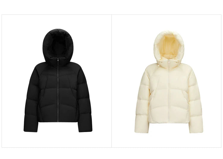 Semir Women Down Jacket 90 Percent Down Fill Raglan Sleeve Loose Fit Hooded 2026 New Winter Daily Wear Urban Casual Style