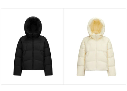 Semir Women Down Jacket 90 Percent Down Fill Raglan Sleeve Loose Fit Hooded 2026 New Winter Daily Wear Urban Casual Style