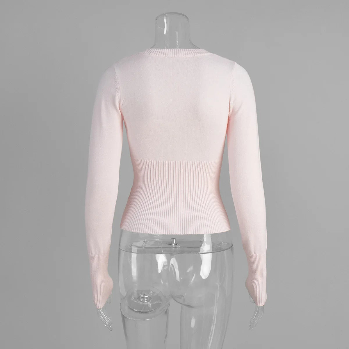 Tuularose Autumn Fashion Knitwear Cardigan Top Female Ribbed Patchwork Slim Casual Cropped Inner Top Women Knit Cardigan Outwear