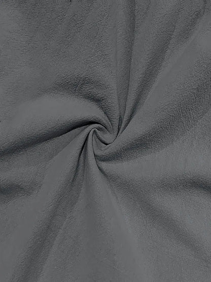 Men's Cotton Linen blend Cargo Jogger Pants Elastic Waist Drawstring Multi Pockets Casual Breathable Streetwear Trousers for Men