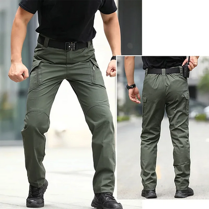 New Work Tactical Pants Men Casual Cargo Trousers Summer Multi-pocket Waterproof Pant Workwear Hiking Training Trousers Male