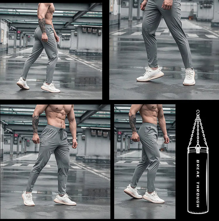 Men Running Sweatpants | Slim Athletic Sweatpants, Ankle Banded Trousers for Outdoor Training