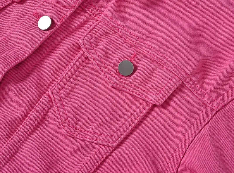 Y2k Denim Jeans Coat Cotton Women Button Spring Autumn Ropa Cardigan Punk Gothic Bomber Jacket Windbreaker Elegant Jackets