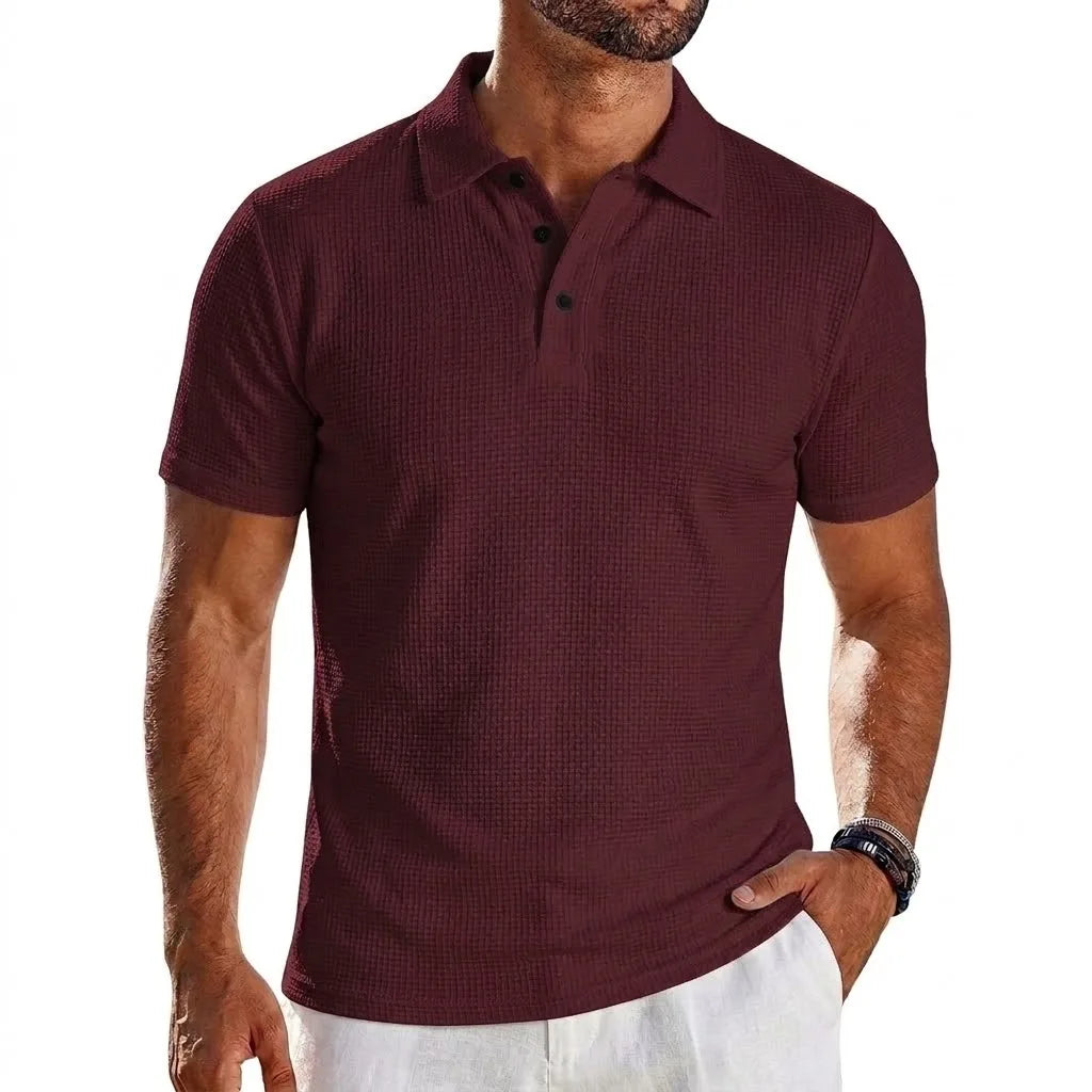 Men's Ice-Silk Polo Shirt – Lightweight Quick-Dry Breathable Top