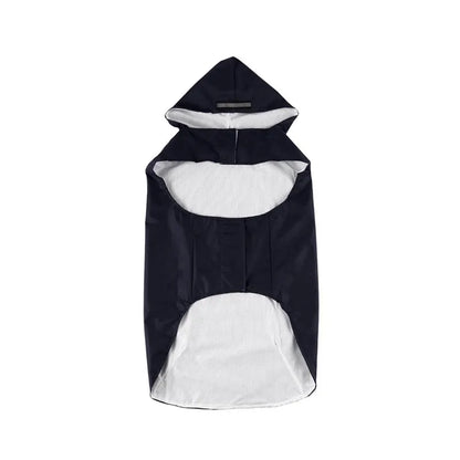 Dog Raincoat Waterproof Hoodie Jacket Rain Poncho Pet Rainwear Clothes with Reflective Stripe for All Sizes Big Puppies