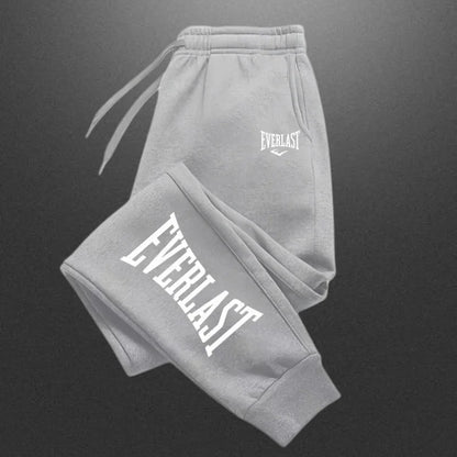 2026 EVERLAST Men Women Jogging Sweatpants Running Trousers Fleece Streetwear Sport Oversized Jogger Sweat Pants 2025 Clothing