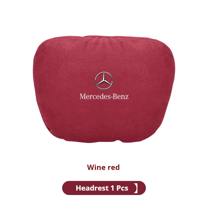 Mercedes-Benz Neck Pillow – Car Neck Support & Lumbar Rest Cushion for Comfort