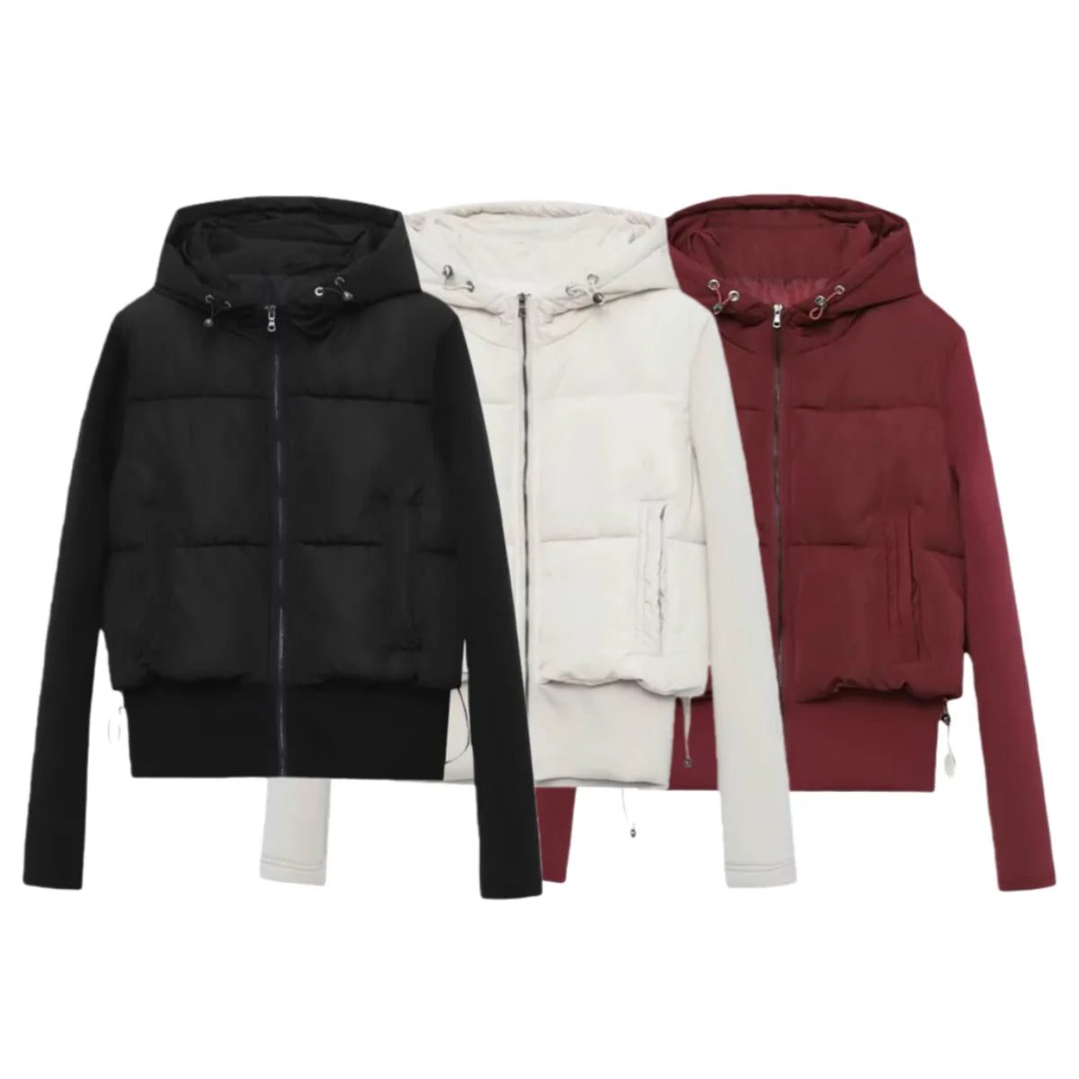 Women's Cotton Coat - Slim Fit Hooded Casual Jacket | Autumn Winter Outerwear