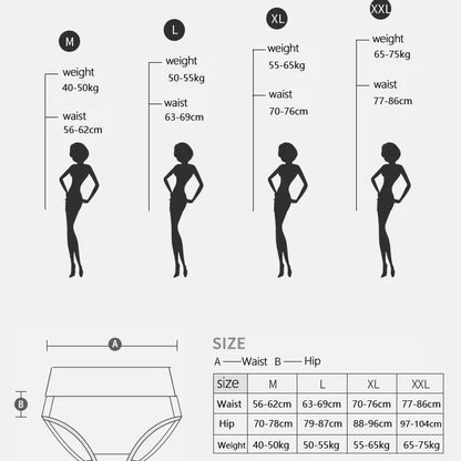 5Pcs/Set High Waist Cotton Panties Women Body Slimming Underwear Fashion Print Briefs Ladies Panty Breathable Female Lingerie