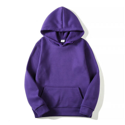 Men's Hoodies - Casual Fleece Hoodie With Hooded Sweatshirt, Regular Fit Pullover