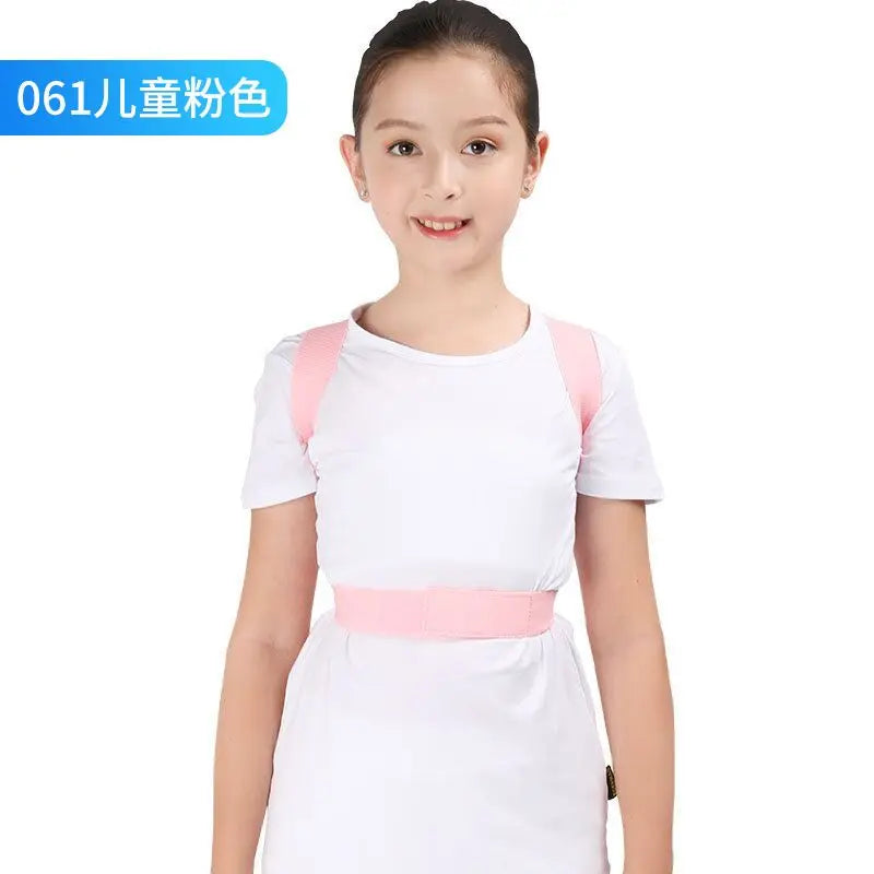 Children Adjustable Posture Corrector Back Support Boys Girls Shoulder Belt Rectify Straighten Correction Pain Relief Beauty Kid