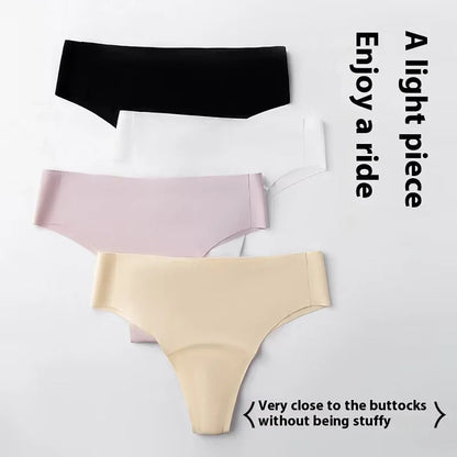 3PCS Seamless Camel Toe Prevention Panties - Invisible No Show Underwear for Yoga, Gym & Leggings (Women's Workout Underwear)