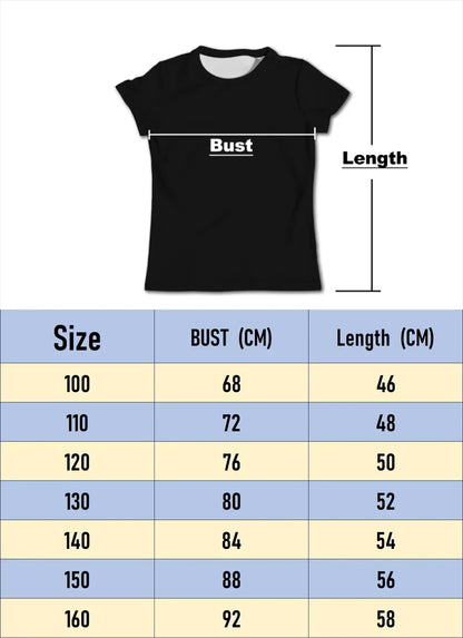 New 2026 Summer 100% Cotton Girls Round Neck T-Shirt, Cute Letter Smiley Print Breathable Casual Short Sleeve Tops