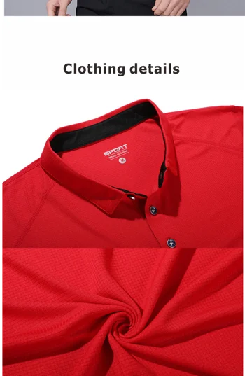 Men's Quick-Dry Polo Shirt – Breathable Golf & Sports Jersey (8 Colors)