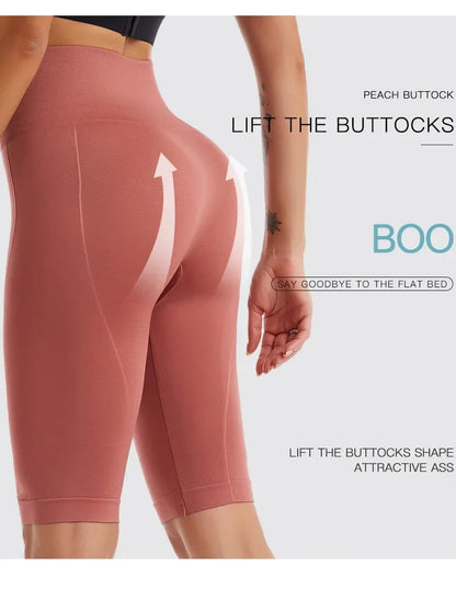 Sports Pants Fitness Yoga Pants Women Body Sculpting Belly Pants Tight Breathable Quick-drying Sexy High Waist Running Workout