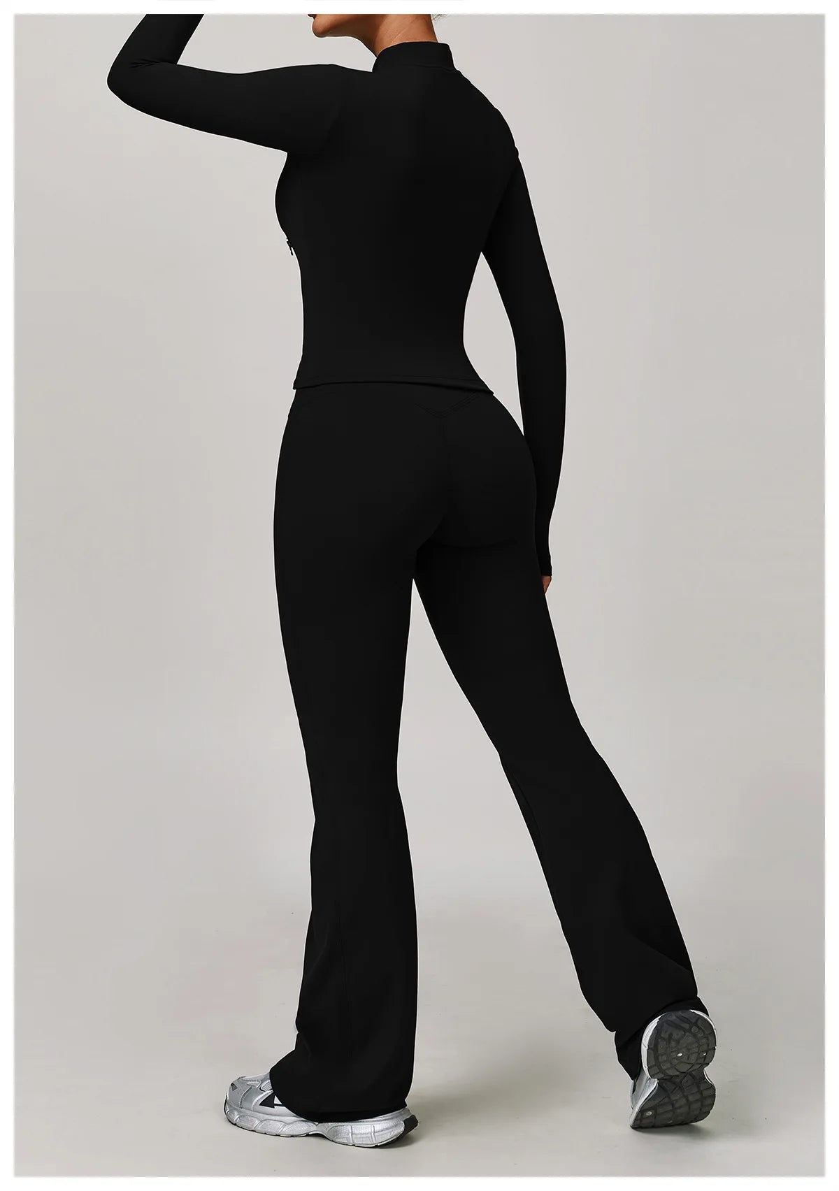 Women Yoga Sports Set - Running Fitness Outfit with Super Elastic, Breathable Gym Tracksuit