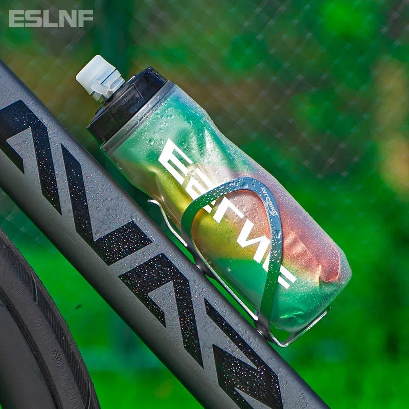 ESLNF Bicycle Water Bottle Ice Protection Sports Water Bottle Large Capacity Fitness Water Cup Outdoor Cycling Water Cup Accesso