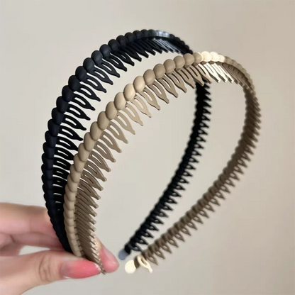 2pc Good Solid Tooth Simple Style Hairbands Headbands for Women Girls Men Sport Washface Non-slip Korean Hair Accessories Tool