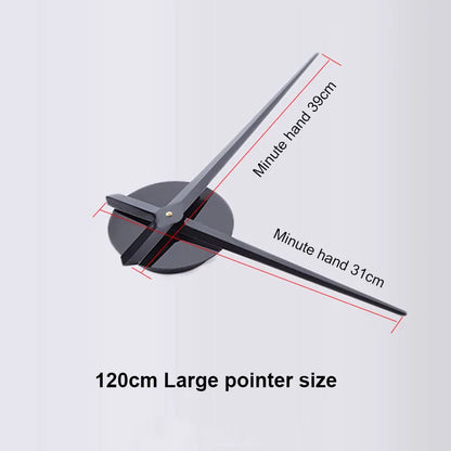 Large 3D Number Wall Clock - DIY Home Decoration for Living Room Bedroom Study Hotel