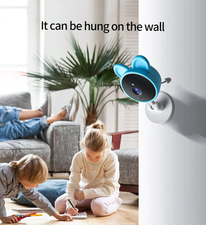 Baby monitor two-way audio voice intercom infrared night vision baby camera with monitor video surveillance security protection