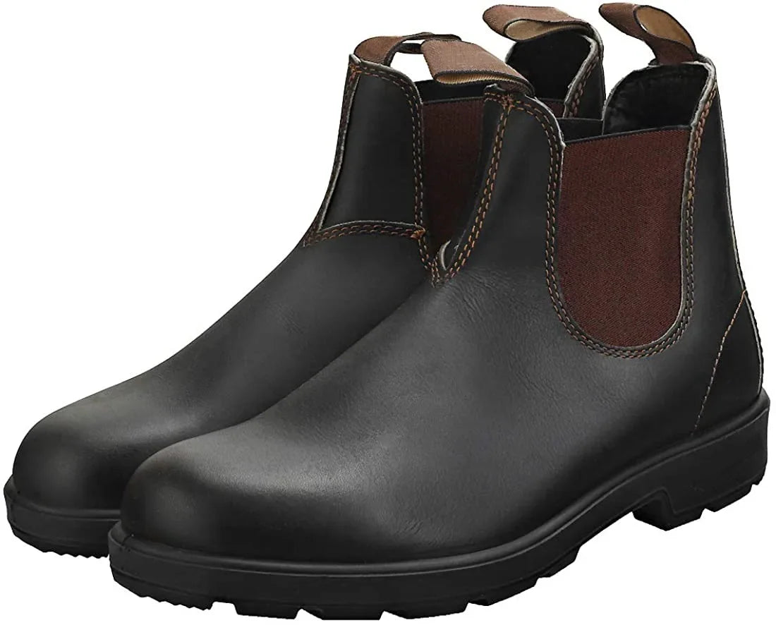 Unisex Chelsea Boots – Outdoor Non Slip Leather Ankle Height Winter Footwear