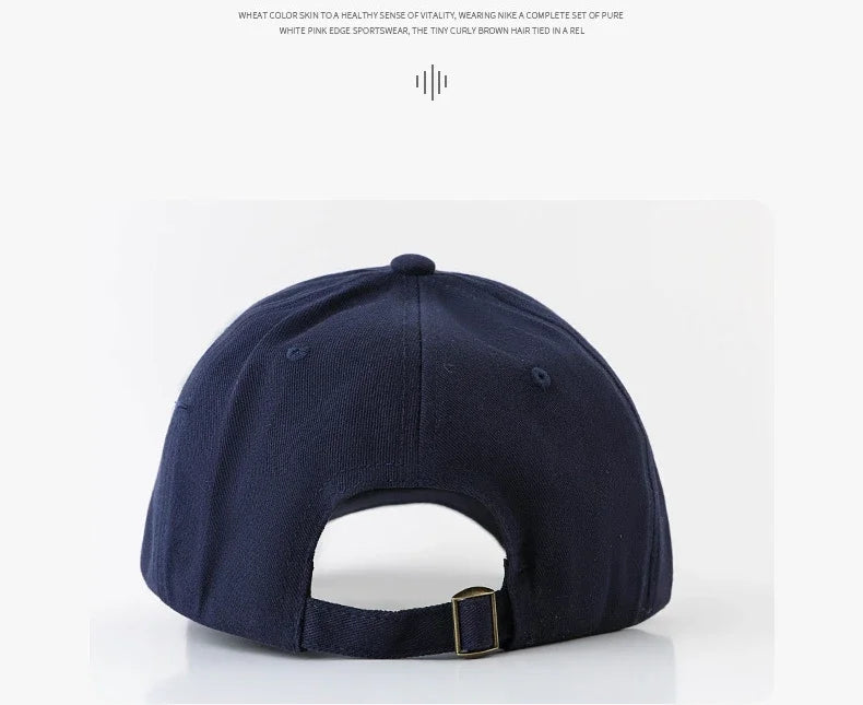 2025 Large Head Circumference Baseball Cap Men's /Women's Dome Hat Soft Top Cap 60/65cm Sun Protection  Letter R Hat Adult Caps