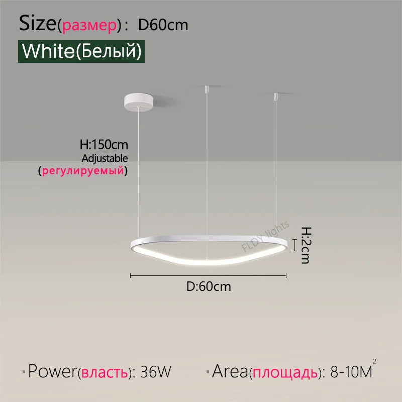 Modern Pendant Lamp – Nordic Modern Lighting | Forged Iron Fixture, Black Lampshade