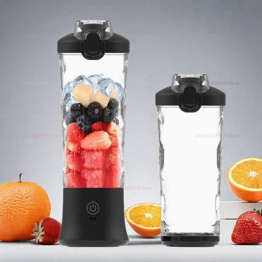 Portable USB Juicer Blender - 600ml Electric Fruit Smoothie Maker