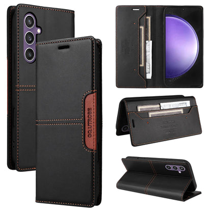 Flip Leather Case for Samsung Galaxy S26 S25 S24 S23 FE S22 S21 S20 Plus Note20 Ultra A17 A37 A16 A36 A56 A26 Wallet Phone Cover