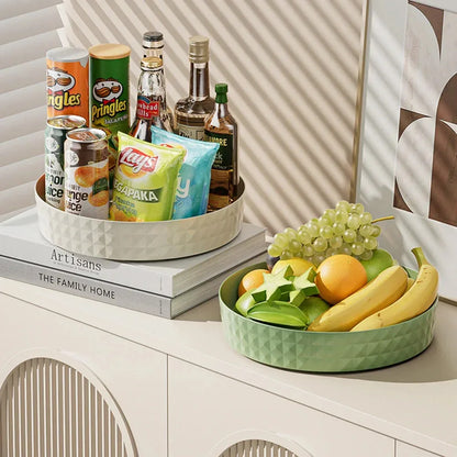 360 Rotating Spice Rack - Non-Slip Kitchen Organizer Tray