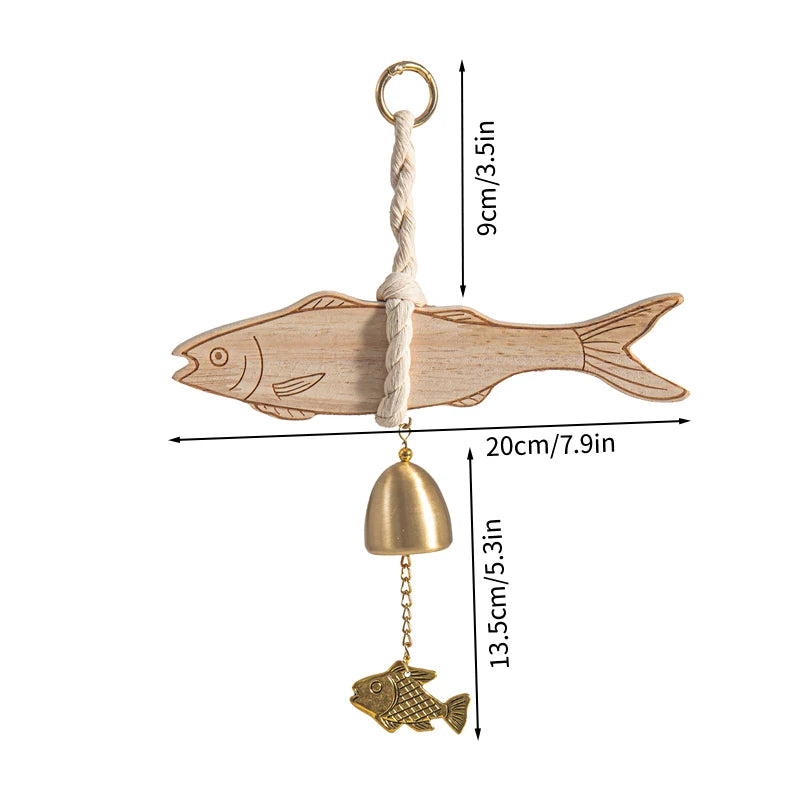Wooden Door Bell Japanese Wind Chime Door Chime Room Decor Home Front Doorbell Landscape Bell Shopkeeper Remind Bell 풍경