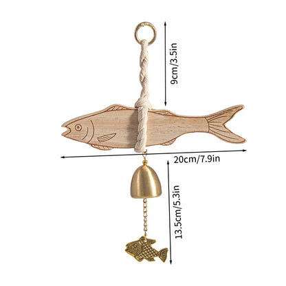 Wooden Door Bell Japanese Wind Chime Door Chime Room Decor Home Front Doorbell Landscape Bell Shopkeeper Remind Bell 풍경