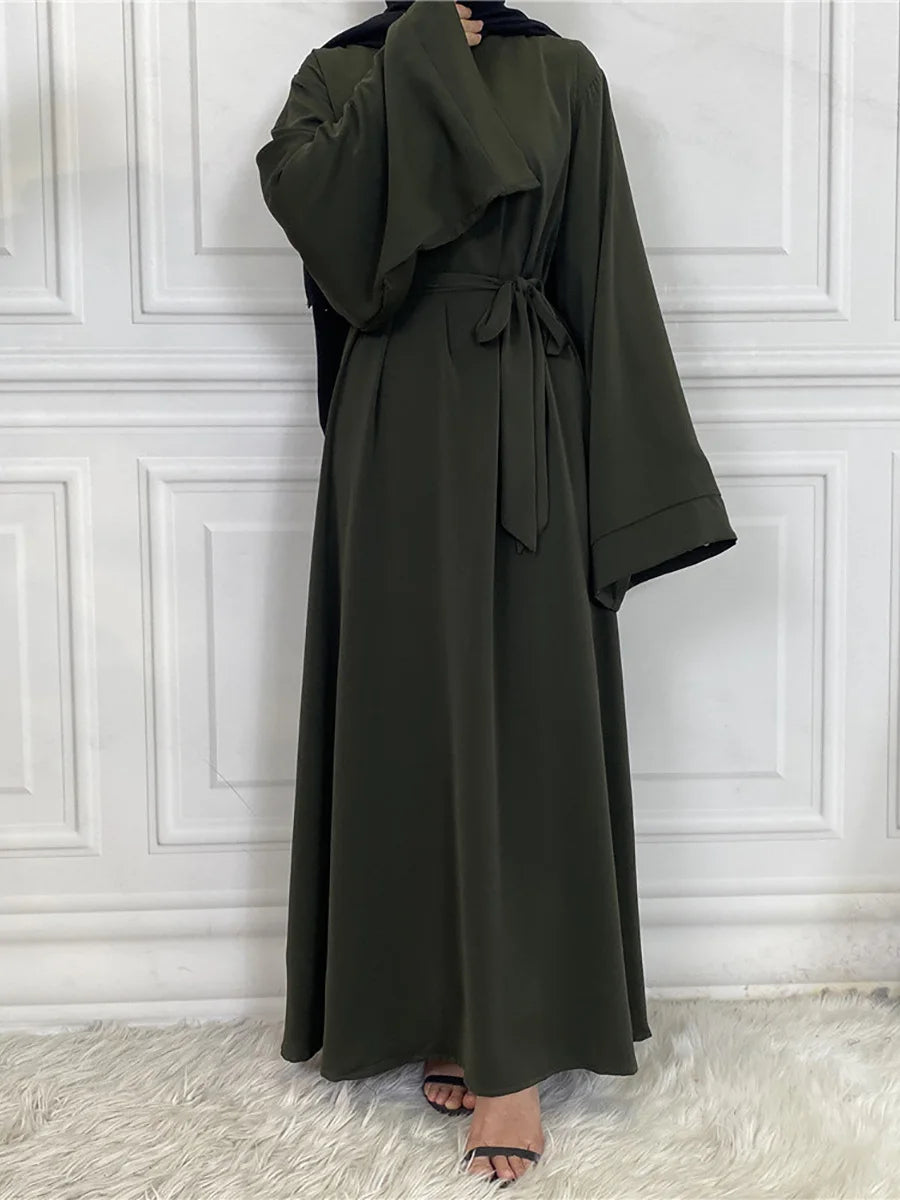 Modest Abaya Dress Ramadan Kaftan For Women | Elegant Muslim Maxi Robe