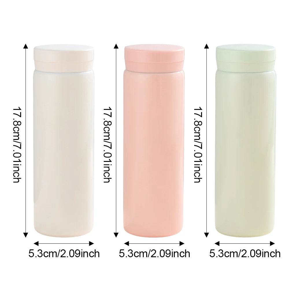 280ml stainless steel insulated cup, portable vacuum water bottle, suitable for outdoor travel, school, office, exquisite gifts