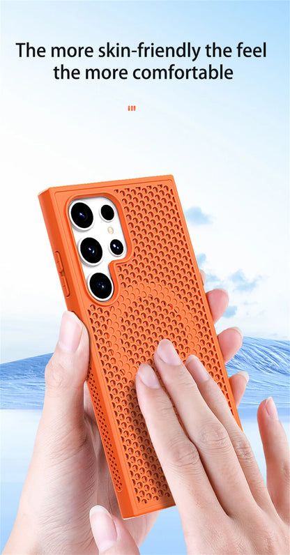 Magnetic For Magsafe Heat Dissipation Phone Case For Samsung S26 S25 S24 S23 Ultra S22 Plus FE Luxury Shockproof Protector Cover
