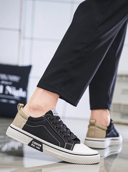 Men's Canvas Shoes Lightweight Breathable Street Style Skateboarding Spring Summer Fashion Casual Shoes for Teens