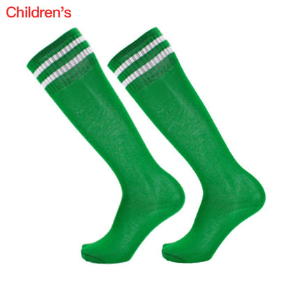 Adult Football Socks Hit Color Wear-resistant Children Kids Sport Long Socks Over Knee High Baseball Hockey Socks