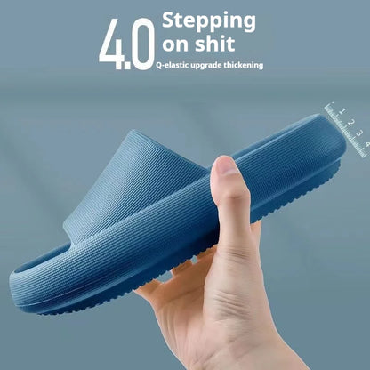 Eva's Simple Men's Slippers For Man Size 45 Poop Slippers. Wearing Soft-Soled Anti-Slip Shoes In Summer. And Women's Slippers