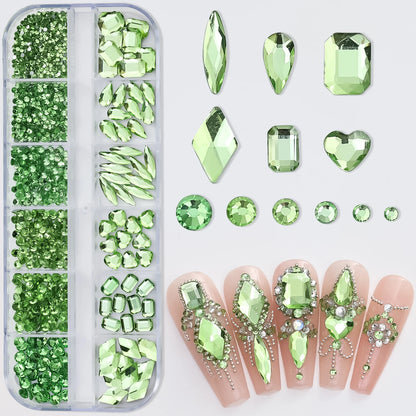 Mini Caviar Beads Nail Art Set - GoldSilver Micro Ball Charms with Magnetic Pen