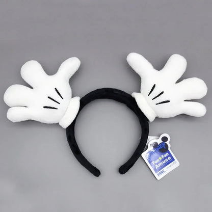 Disney Princess Headband - Mickey Ear Hair Hoop with Sequin Bow
